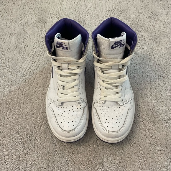 Wmns Air Jordan 1 High OG 'Court Purple' - Picture 3 of 7